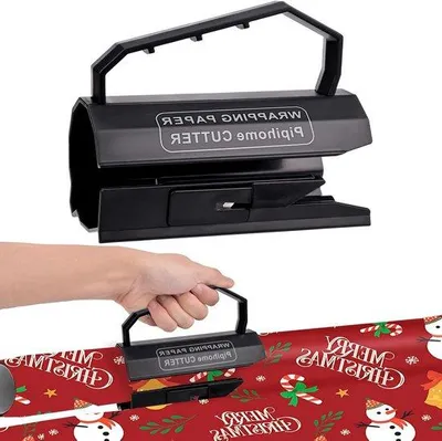 Obrázok produktu pre Rezačka na papierové rolky na darčekové balenie, ideálna na Halloween, Vianoce a narodeniny