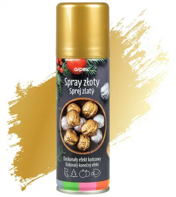 Obrázek produktu pro Dekorační sprej, zlatá barva, 125 ml