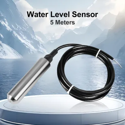 Produktbild von Wasserstandssensor IP68, Füllstandsmessumformer mit 5 m Reichweite und 4–20-mA-Signal, Tanküberwachung für den industriellen und gewerblichen Einsatz, 5 m