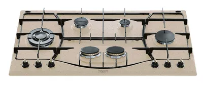 Produktbild von Hotpoint PHN 960MST (AV) R/HA, Hafer, Integriert, 87 cm, Gaskochfeld, Emailliert, 6 Zone(n)