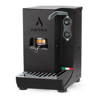 Immagine prodotto di Macchina per caffè espresso Aroma Plus+ Mono per cialde | ESE 44 mm | 380 watt | 15 bar | nero