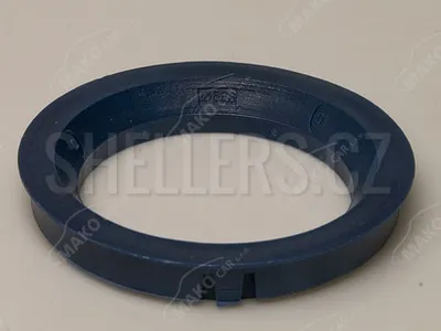 Obrázok produktu pre Strediaci krúžok kolesa 76,0 / 56,6 (600.6160.007), plast, tmavomodrý, presah kužeľa 4 mm