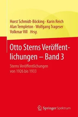 Immagine prodotto di Otto Sterns Veröffentlichungen - Band 3