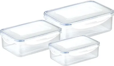 Produktbild von Tescoma Dose FRESHBOX 3 St., 1.0, 1.5 ,2.5 l, rechteckig
