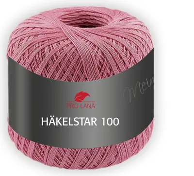 Produktbild von Pro Lana Häkelstar 100,100g,100% Baumwolle,Filethäkelgarn,566m LL, NS 1,5-2 mm 36 altrosa