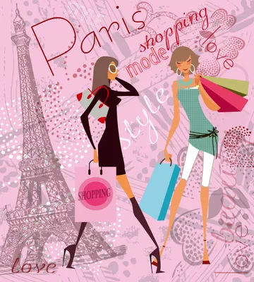 Produktbild von Fototapete - Paris Style 225x250cm - Vliestapete