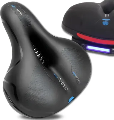 Produktbild von EDIBAZZAR | Fahrradsattel bequemer wasserdichter flexibler stoßdämpfender Sitz