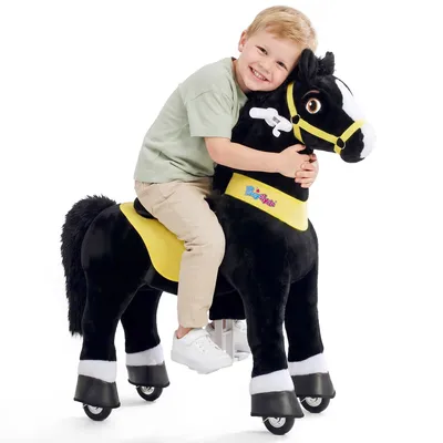 Produktbild von PonyCycle Modell E Reitpferd auf Rollen Reit Einhorn Pferd Reiten Spielzeug - E438