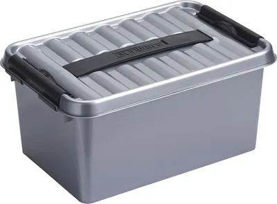 Produktbild von Sunware Aufbewahrungsbox - grau - 6L - 30 x 20 x 14 cm