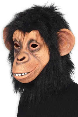 Produktbild von Schimpansenmaske Maske Schimpanse Affenmaske Affe Kostüm Fasching Latex Vollmaske Gorilla