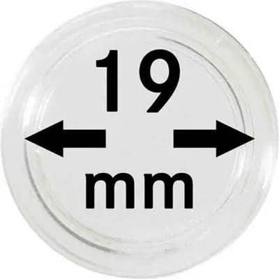 Produktbild von Lindner 2251019 Münzkapseln 19 mm-100er Pack
