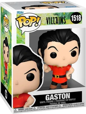 Immagine prodotto di Disney Villains Gaston Pop Figure, giocattolo da collezione in vinile