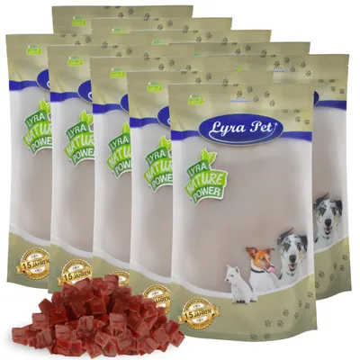 Produktbild von 10 kg Lyra Pet® Entenbrustwürfel