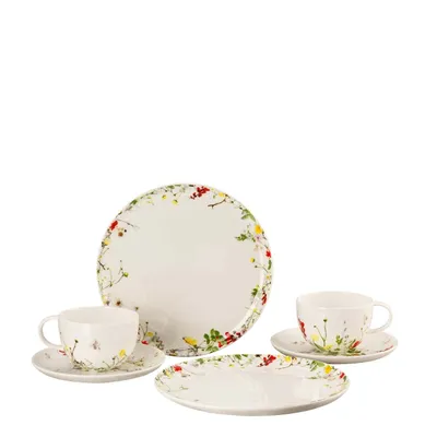 Immagine prodotto di Rosenthal Set 6-tlg. mit Kombitassen und Couptellern Brillance Fleurs Sauvages 10530-405101-28597
