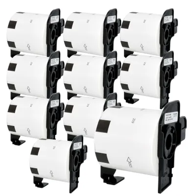 Immagine prodotto di 10 rotoli di etichette da 29 x 62 mm per etichette di indirizzo