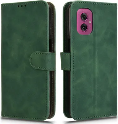 Produktbild von Motorola Moto G55 Hülle - Coverup Klapphülle - Grün
