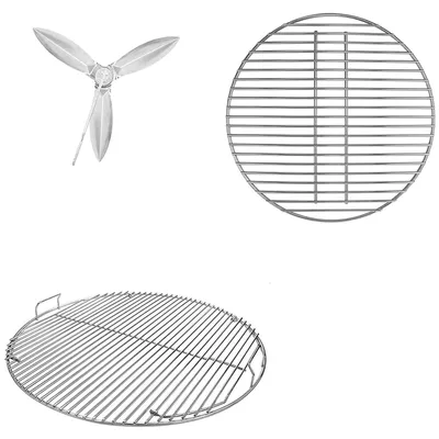 Image de Kit de pièces de rechange pour barbecue au charbon, avec rotor, pour modèles de 57 cm