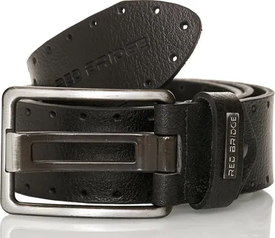 Produktbild von Red Bridge Herren Gürtel Echtleder Ledergürtel Leather Belt RBC Premium Schwarz
