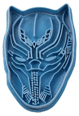 Superhelden-Ausstechform, blau, 8 x 7 x 1,5 cm, 1 Stück