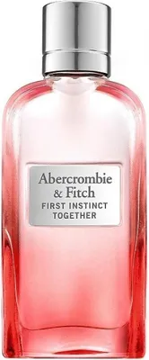 A bottle of Abercrombie & Fitch First Instinct Together Eau de Parfum for women.