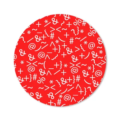 Produktbild von MuchoWow® Mauspad Mousepad Mathematik - Zahlen - Muster 40x40 cm - Mousepads - Maus Mat - Pad - Mausunterlage - Schreibtisch Accessoires