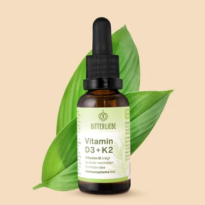 Produktbild von BitterLiebe Vitamin D3 K2 Tropfen - 30 ml