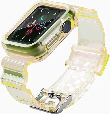 Produktbild von Strap HQWear Strap Light Set für Apple Watch 4/5/6/SE, 44 mm, Gelb