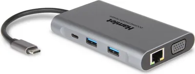 Immagine prodotto di Hamlet HDKC-PD400V replicatore di porte e docking station per laptop Cablato USB 3.2 Gen 1 (3.1 Gen 1) Type-C Grigio