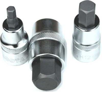 Obrázok produktu pre šesťhranný kľúč orech 1/2" H5 CrV, krátky