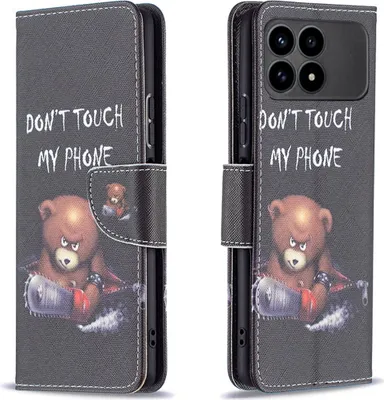 Obrázek produktu pro Pro Xiaomi Poco F8 Pro Umělá kůže Motiv Design Book Wallet Ochranné pouzdro