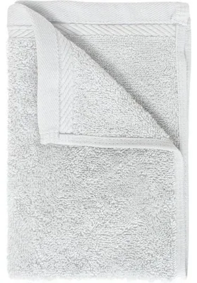 Imagen del producto de Toalla para huéspedes, algodón orgánico, modelo LT3390 (50 cm x 30 cm), color gris plateado
