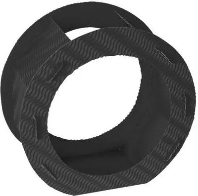 Produktbild von Rundlaternen Zuschnitt schwarz aus 3D-Wellpappe