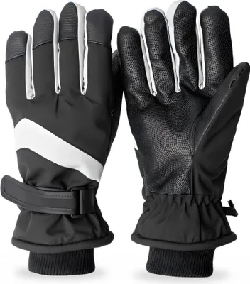Produktbild von Skihandschuhe in Größe M/L, Warm Winterhandschuhe, Snowboardhandschuhe Damen Herren Schwarz