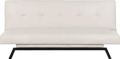 Produktbild von BELIANI Sofa Bunt Polsterbezug Cremeweiß 3-Sitzer Schlaffunktion verstellbare Rückenlehne Modern Wohnzimmer