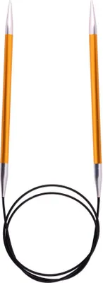 Obrázek produktu pro Kruhová pletací jehlice ZING 2,25 mm 40 cm jantarová