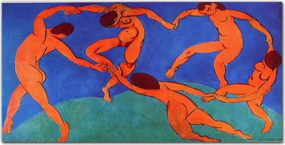 Produktbild von Coloray Bild aus Leinwand 120x60 Leinwand Dekoration - Tanz von Henri Matisse