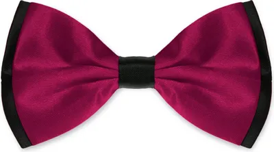 Produktbild von Fliege Herren Hochzeit Konfirmation Anzug Smoking Schleife Schlips zweifarbig dunkelrot-schwarz