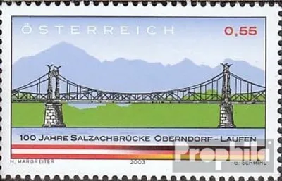 Produktbild von Briefmarken Österreich 2003 Mi 2426 (kompl.Ausg.) postfrisch Salzachbrücke
