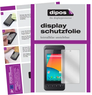 Produktbild von 6x Schutzfolie für Unitech PA720 klar Displayschutzfolie Folie Display Schutz