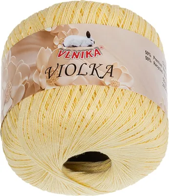 Zdjęcie produktu dla Przędza Violka - 50 g / 285 m - żółta