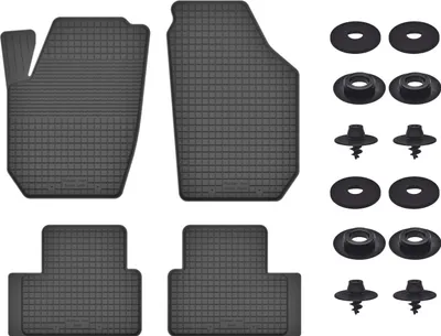Produktbild von Gummimatten Mit Stoppern Für: Volvo 850 (1991-1996) Schwarz Set