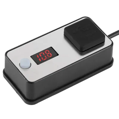 Obrázek produktu pro 12V motocyklová duální USB nabíječka s digitálním displejem, univerzální vodotěsný napájecí zdroj pro telefony, tablety a GPS