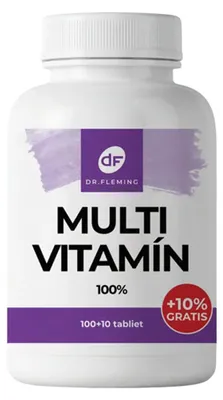 Obrázok produktu pre Multivitamín 100% - 110 tabliet - Dr. Fleming