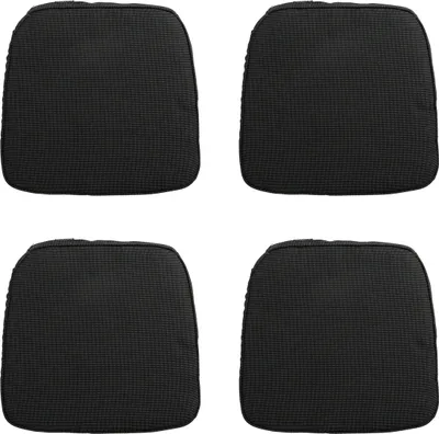 Produktbild von Madison - Sitzkissen Wicker Rib schwarz - Ca. 48x48 cm - 4er-Set