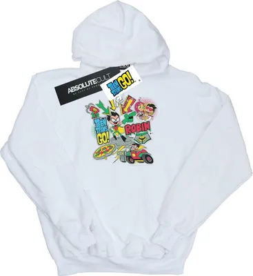 Produktbild von DC Comics - "Teen Titans Go" Kapuzenpullover für Herren BI19520 (S) (Weiß)