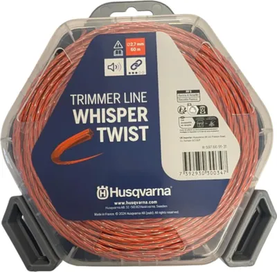 Image de Fil de coupe WHISPER TWIST Fil de coupe Husqvarna 2.7mmx60m ORIGINAL
