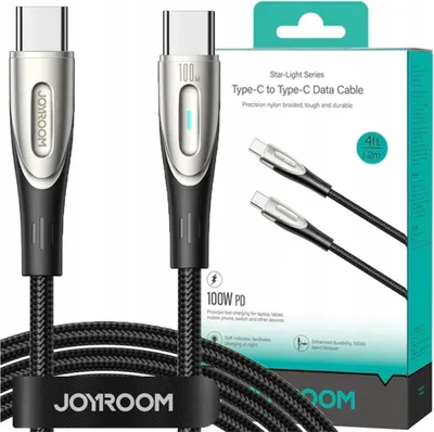 Immagine prodotto di Cavo Joyroom Pioneer serie Sa31-Cc5 Usb-C / Usb-C 240W 1,2M - Czarny