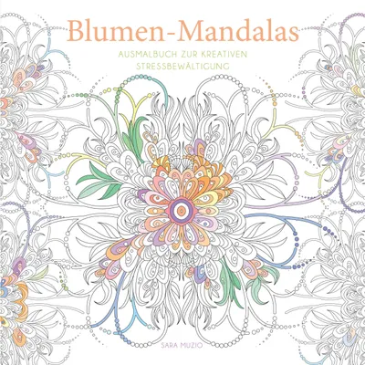 Produktbild von Blumen-Mandalas (Ausmalbuch zur kreativen Stressbewältigung)