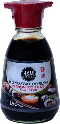 Produktbild von Glutenfreie Premium-Sojasauce für Sushi 150ml - Asia Kitchen