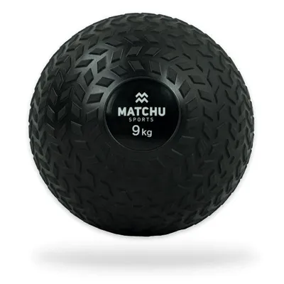 Produktbild von Matchu Sports Slam Ball / Medizinball - Sand gefüllt 9 kg aus Gummi - Gewichtsball - Fitnessball - Trainingsball für Kraftausdauertraining